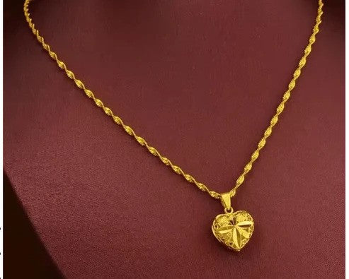 Heart Shaped Memorial Necklace for Loved Ones – Personalized Engraved Keepsake Jewelry