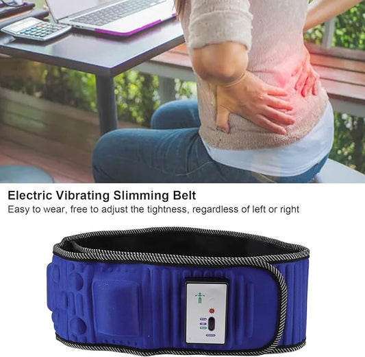 Electric Massage Belt for Body Shaping & Muscle Relaxation – Vibrating Waist & Neck Slimming Belt | Adjustable Modes for Ultimate Comfort